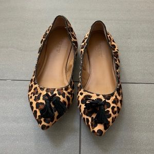 JCrew Animal Print Flats